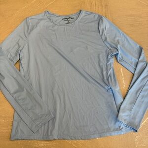 Hang Ten Blue Rashguard Swimwear Long Sleeve